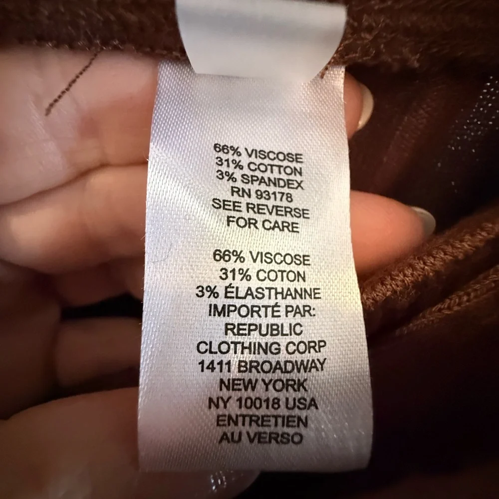 Elie Tahari Brown Ribbed Pajama Set - Picture 10 of 12